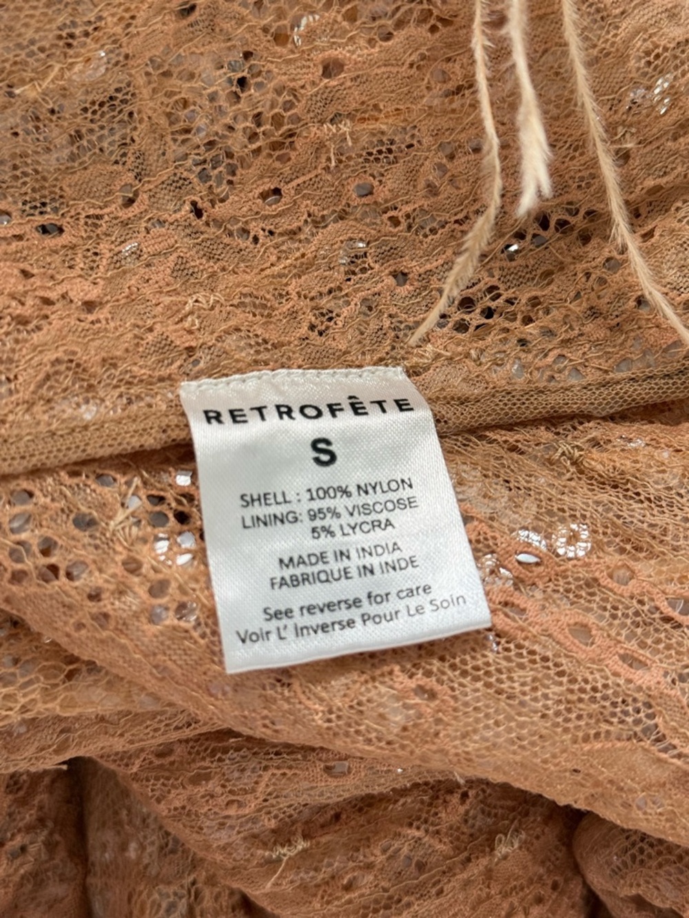 NWOT RETROFETE ODESSA SEQUIN FEATHER DRESS SIZE S $1998 - Picture 11 of 14